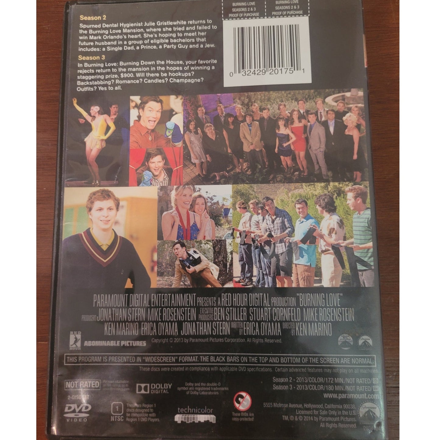 Burning Love Seasons 2 & 3 DVD Comedy Series – Paramount Release