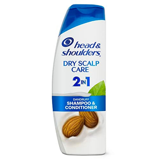 Head & Shoulders 2 in1 Dandruff Shampoo & Conditioner, Dry Scalp Care, 12.5 oz.