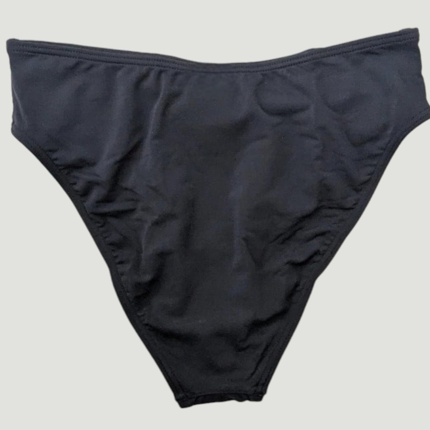High‑Rise Swim Bottoms – Black – XL – NWOT – 82/18 Nylon/Spandex