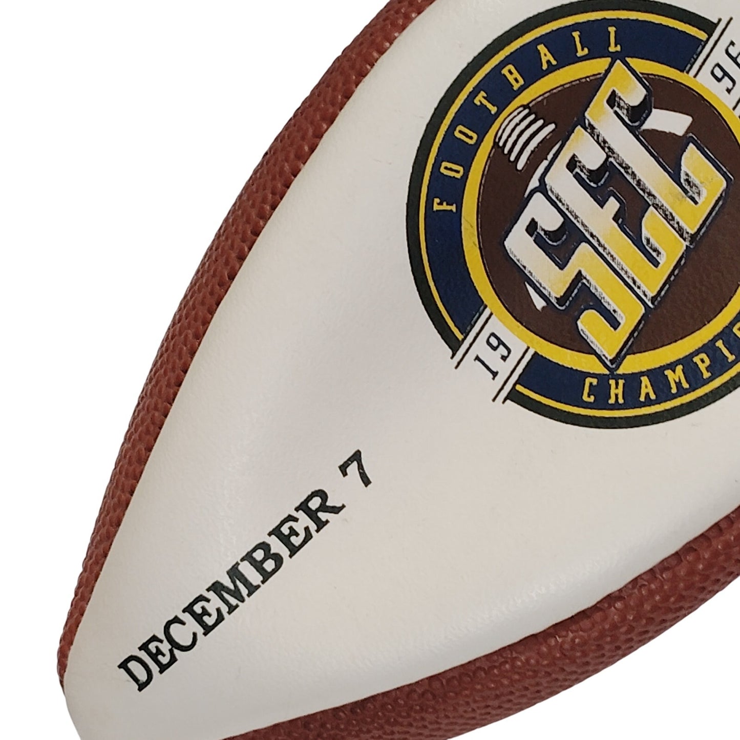 1996 SEC Championship Commemorative Football - Autographed by Mike DuBose - “To Michael, Roll Tide!”