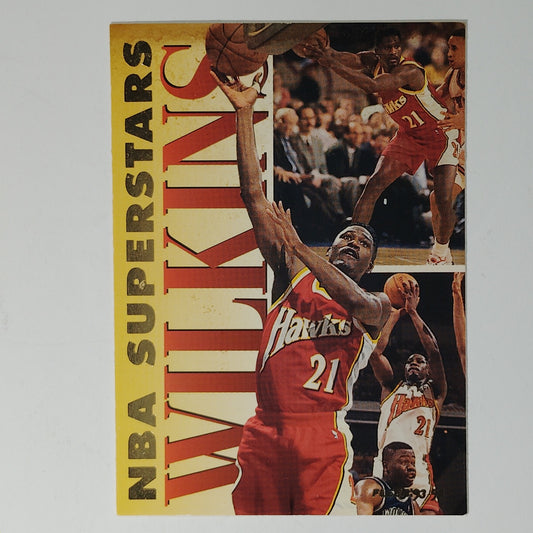 1993-94 Fleer Dominique Wilkins #20 NBA Superstars Atlanta Hawks Insert