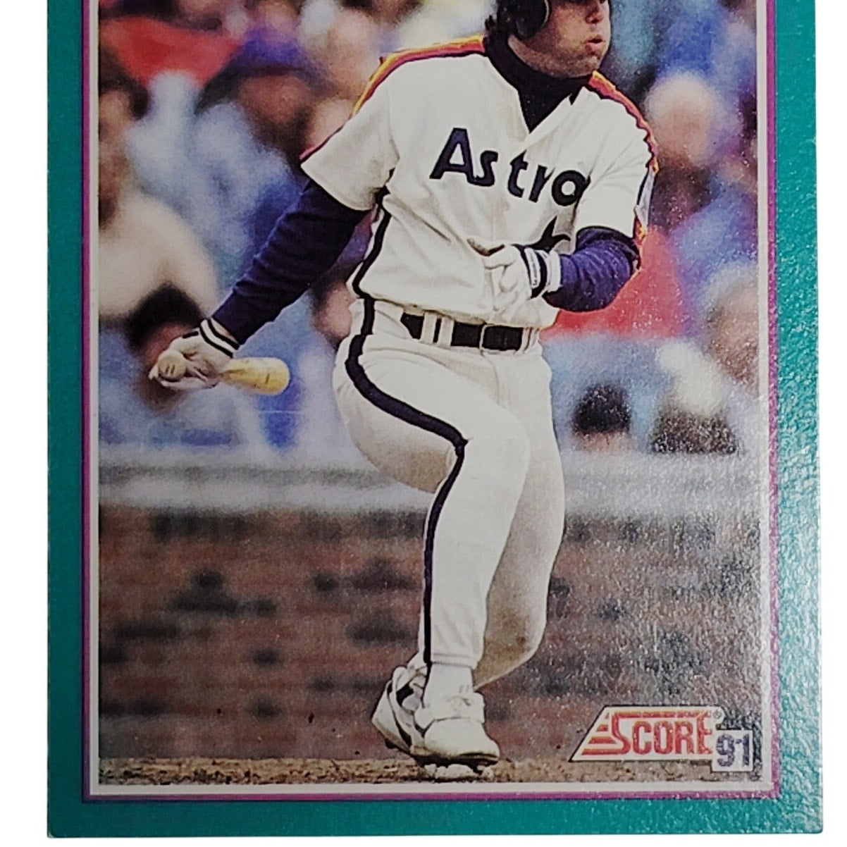1991 Score Ken Caminiti Card #186 Houston Astros 3B VG/EX (w/ UER - Birthplace)