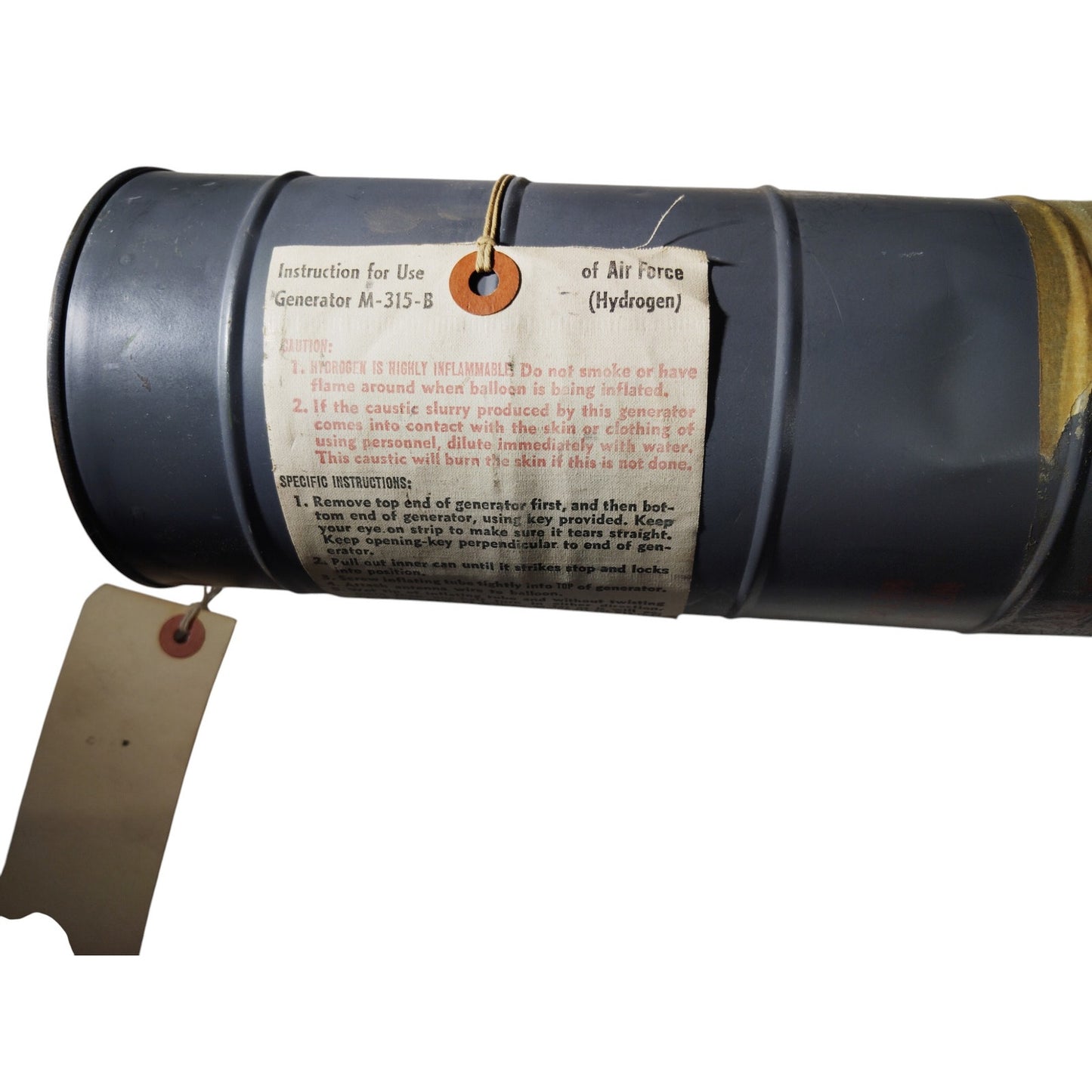 USN M-315-B Hydrogen Generator Kit – Sealed Cartridge w/ Key – Dec 1964 – Balloon Inflation Unit