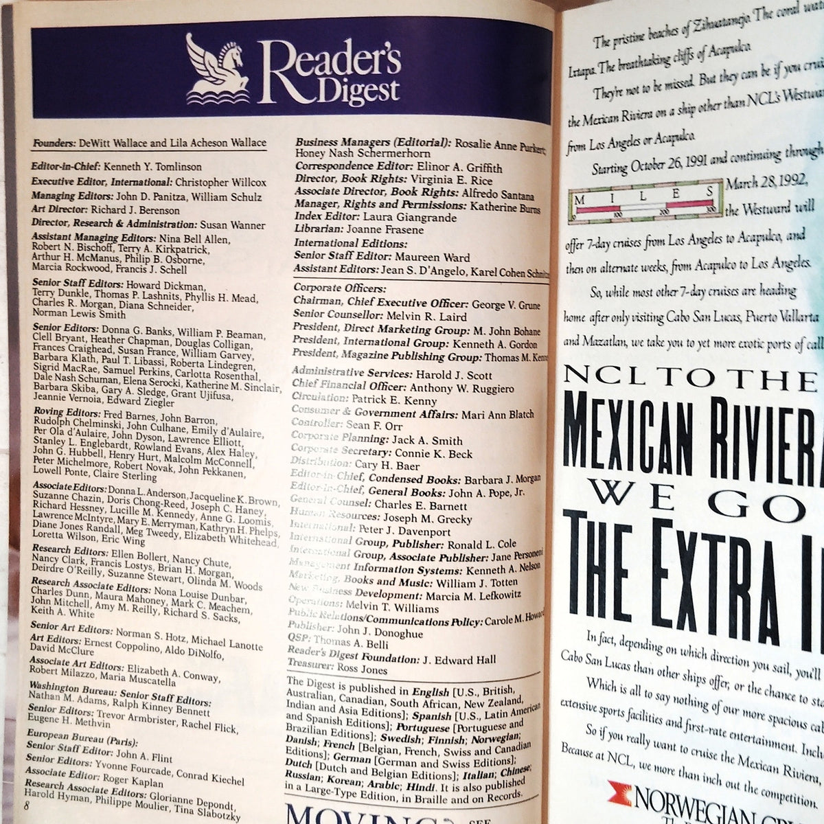 Reader's Digest September 1991 Back Issue Murder of a Russian Priest