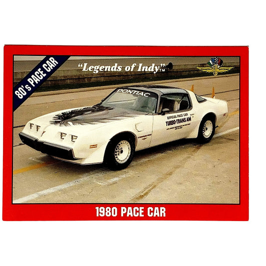 1980 Trans Am Pace Car, Indy 500, 1980 Action, 1992 Legends of Indy, Card No.47