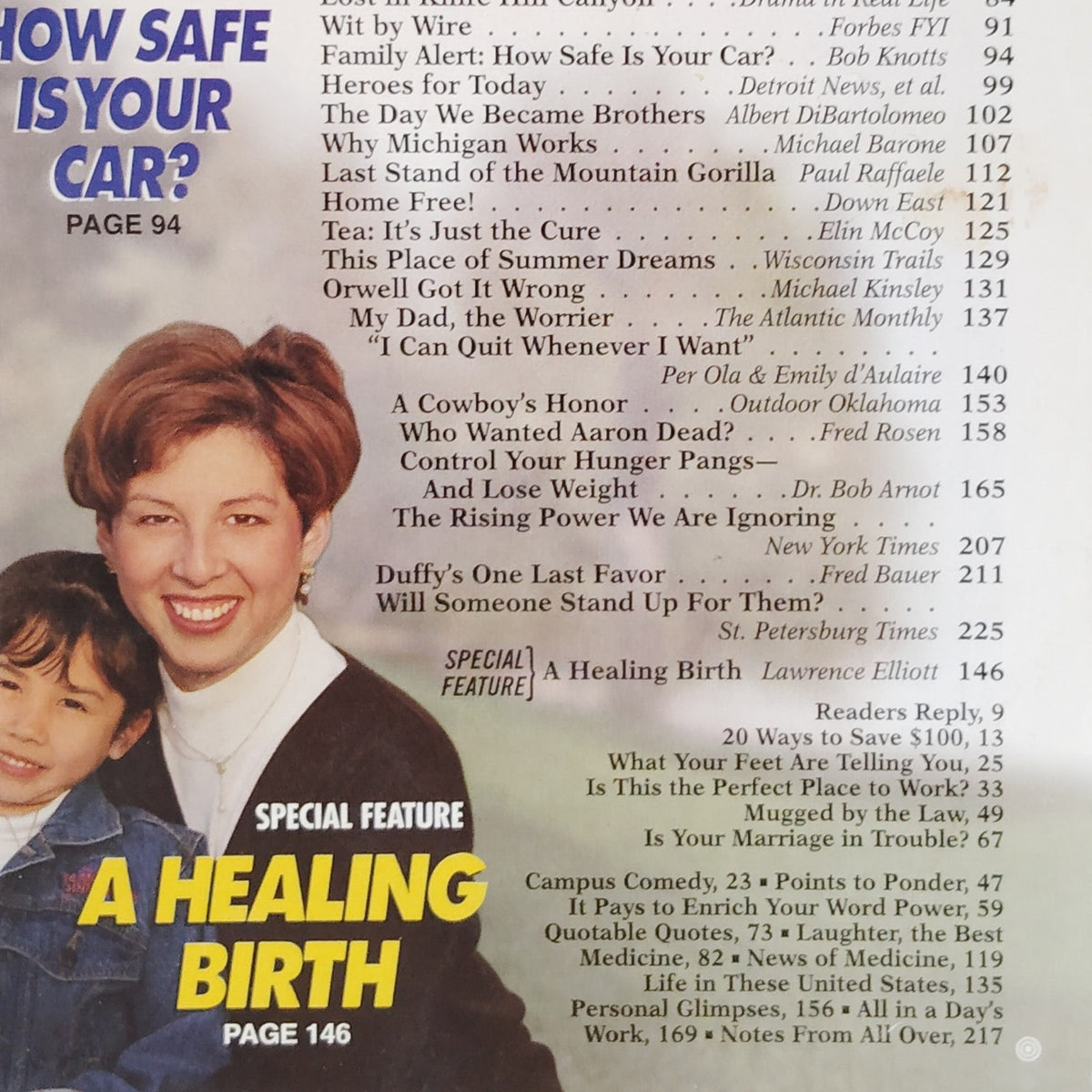 Reader's Digest Magazine June 1997 Mountain Gorilla Vintage Back Issue