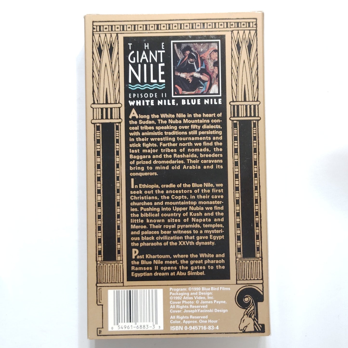 The Giant Nile 3‑Tape VHS Boxed Set 1993 Documentary