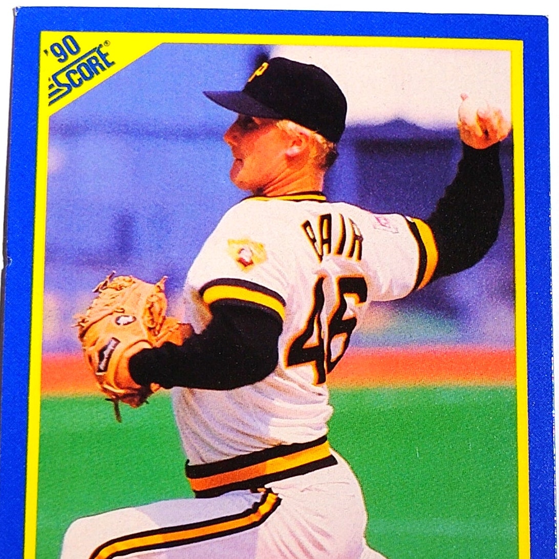 1990 Score Doug Bair #517 Pittsburgh Pirates Relief Pitcher MLB Baseball EX