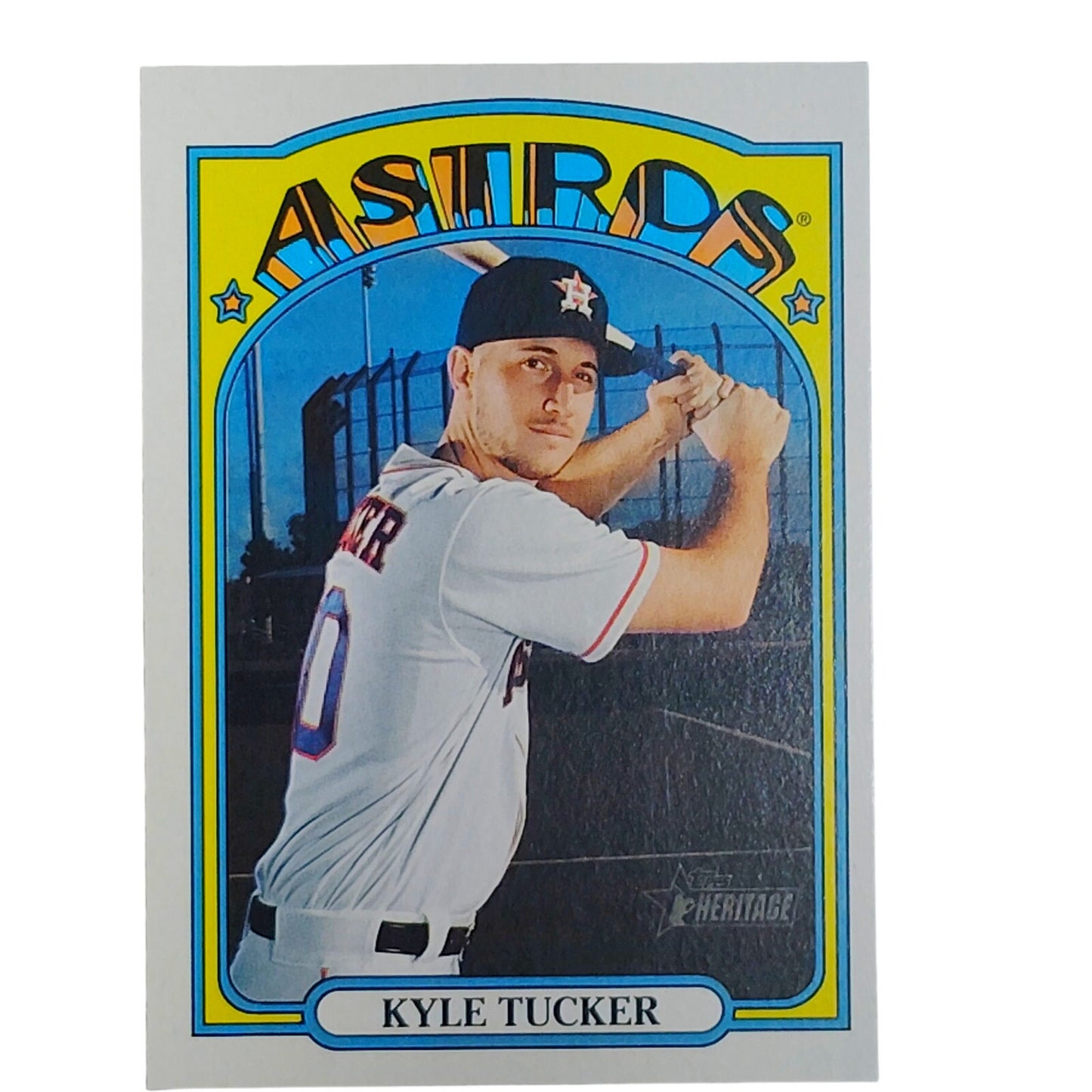 2021 Topps Heritage Kyle Tucker 111 Houston Astros Outfield Baseball VG/EX