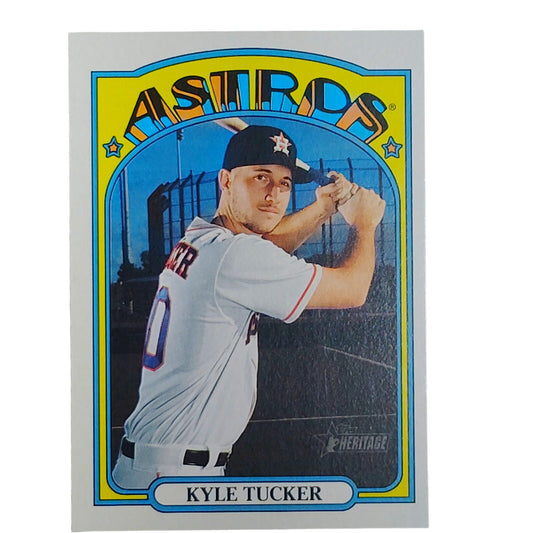 2021 Topps Heritage Kyle Tucker 111 Houston Astros Outfield Baseball VG/EX