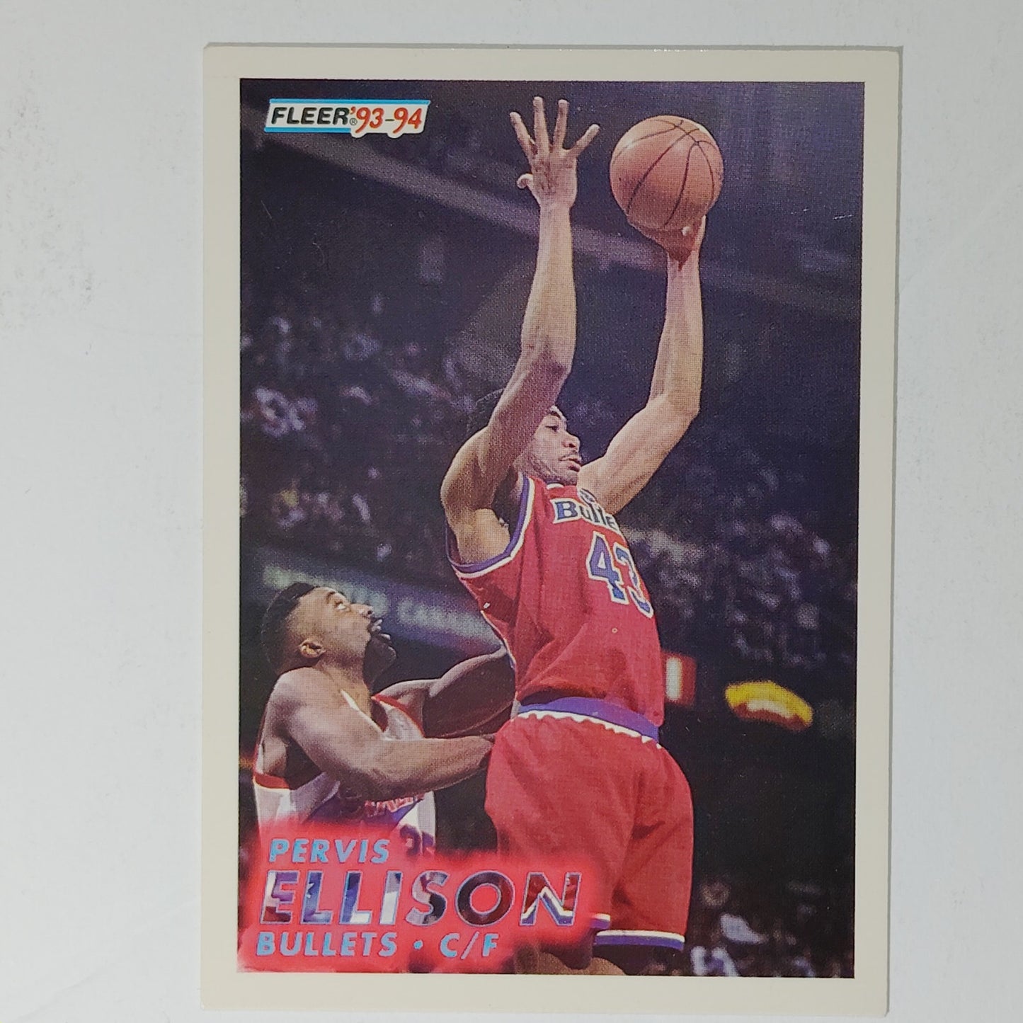 1993–94 Fleer Pervis Ellison #215 – Washington Bullets – NBA Card