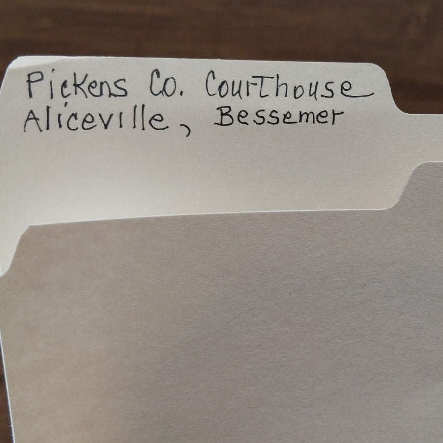 Aliceville AL Ephemera Collection - Pickens Co. Courthouse & Museum Souvenirs