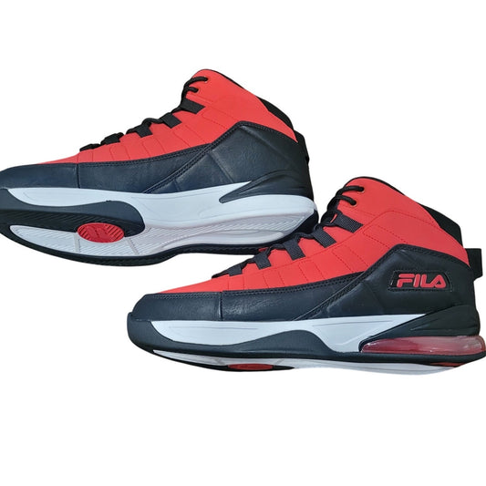 Fila Activisor Viz Men’s Athletic Shoes, Size 8 Red/Black, Lightweight Comfort