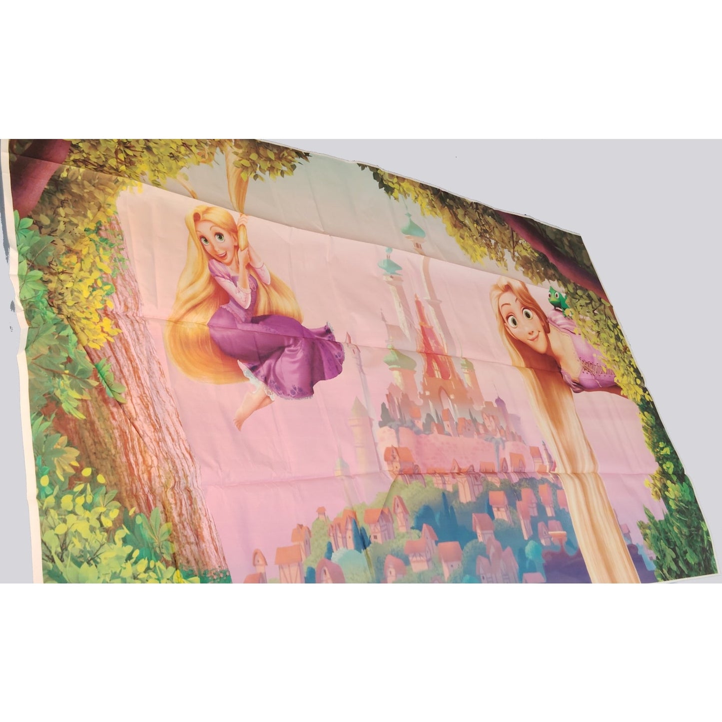 Rapunzel Tangled Birthday Backdrop 5x3 ft Princess Castle Party Banner Vinyl