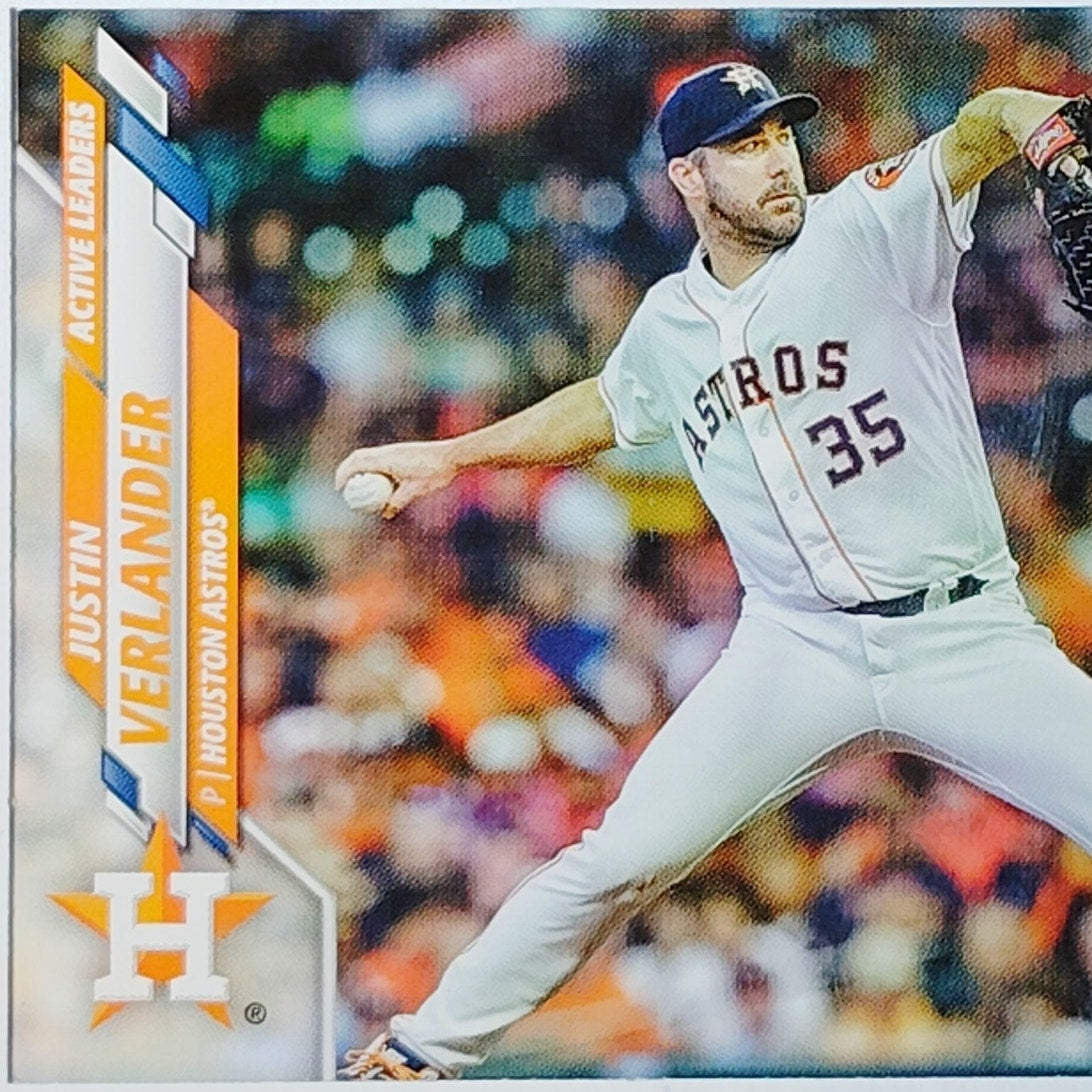 2020 Topps Update #U-245 Justin Verlander Houston Astros Pitcher - VG/EX