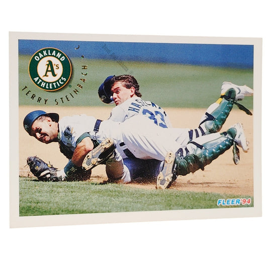 Terry Steinbach, Oakland Athletics (A's) #274, 1994 Fleer Baseball Collector's Card