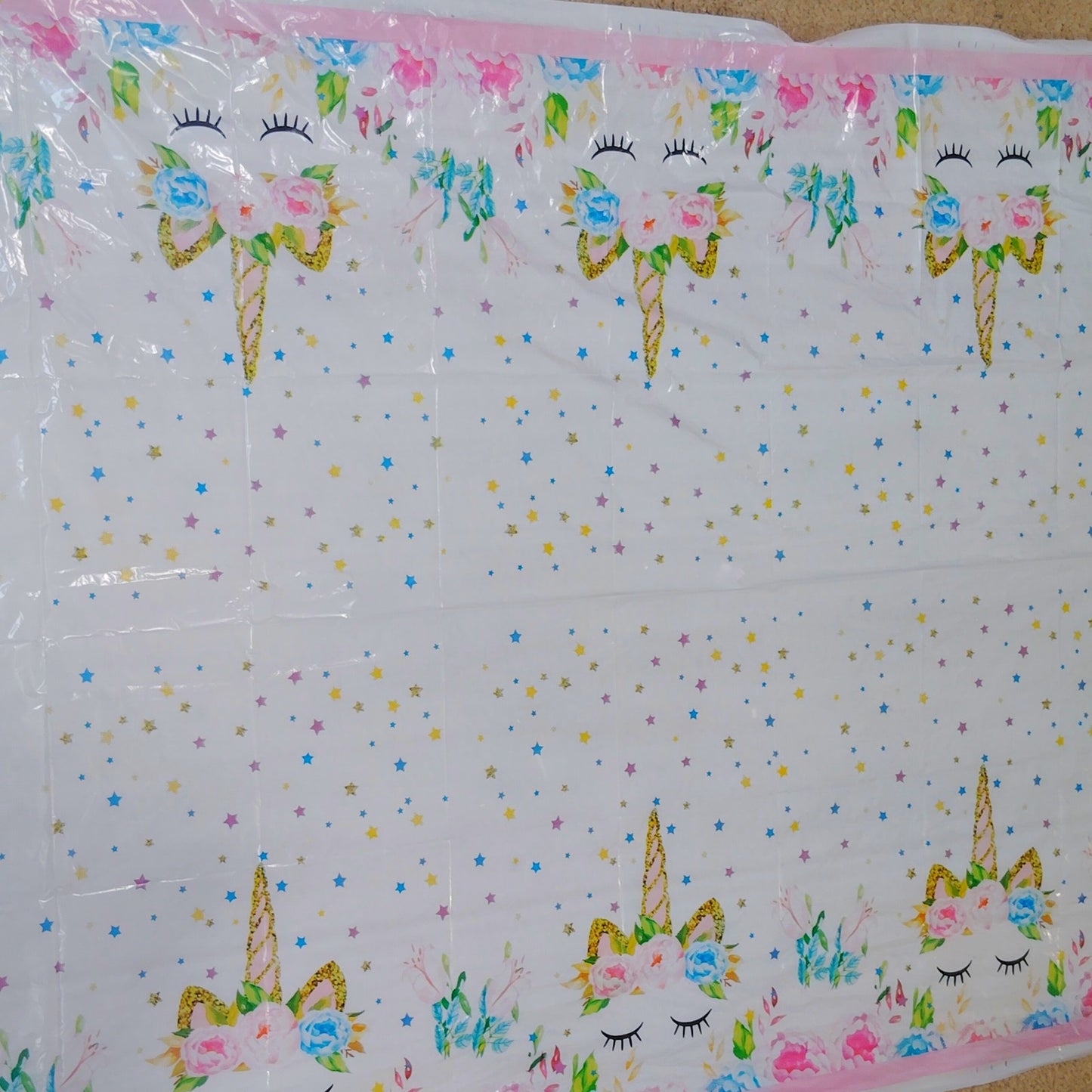 Unicorn Tablecloths 2‑Pack 70.87×43.31 in Birthday Party Decoration