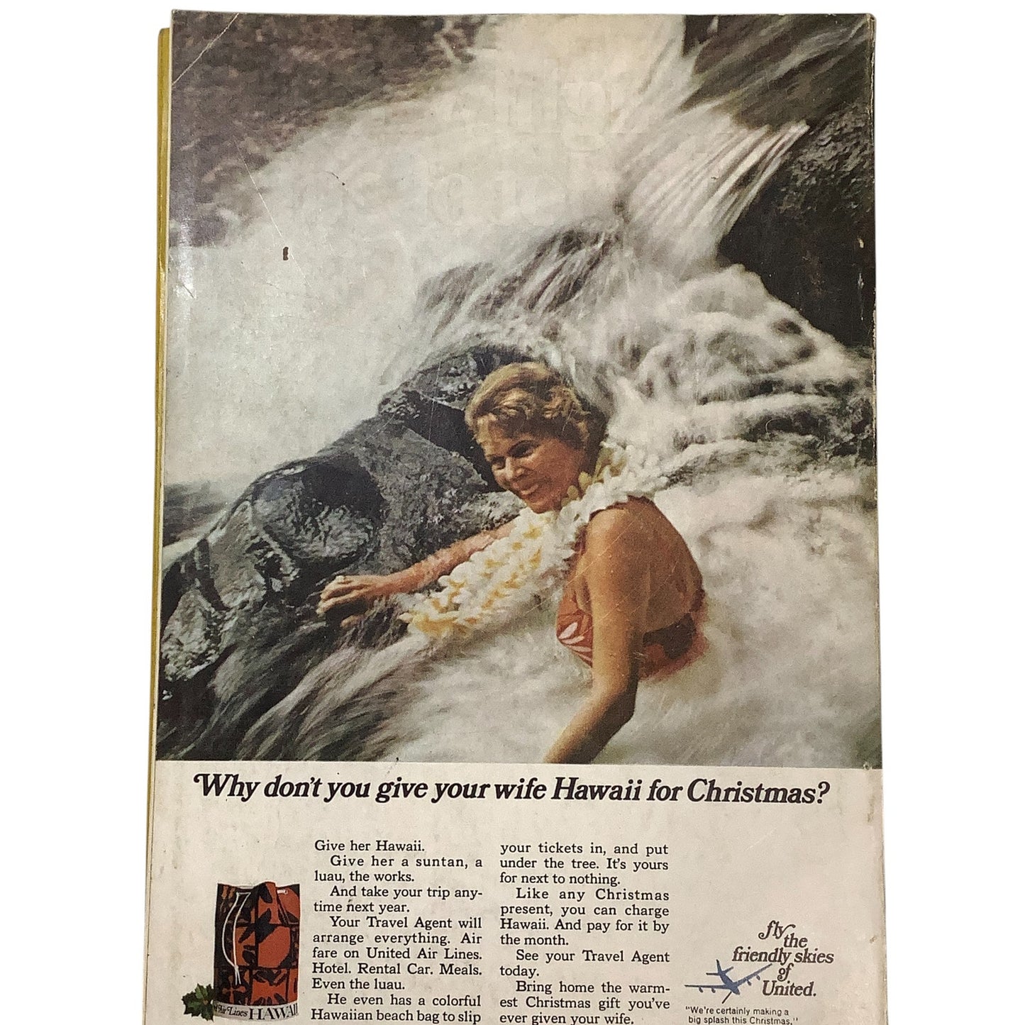 National Geographic Magazine December 1968, Mekong, Williamsburg, Jerusalem ...