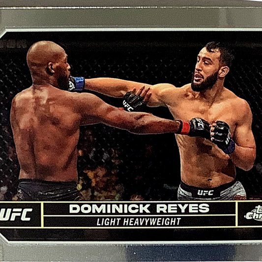Dominick Reyes, Light Heavyweight, UFC Card 61, 2024 Topps Chrome UFC, NM+