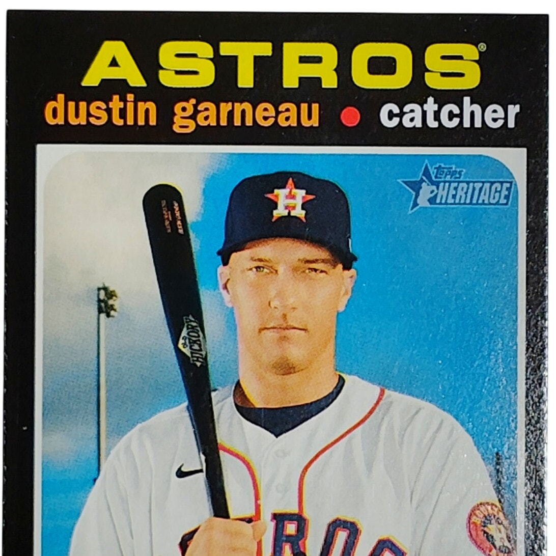 2020 Topps Heritage Dustin Garneau 632 Houston Astros Catcher Card VG/EX