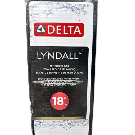 Lyndall 18 in. Wall Mount Towel Bar in Brushed Nickel, LDL18-SN
