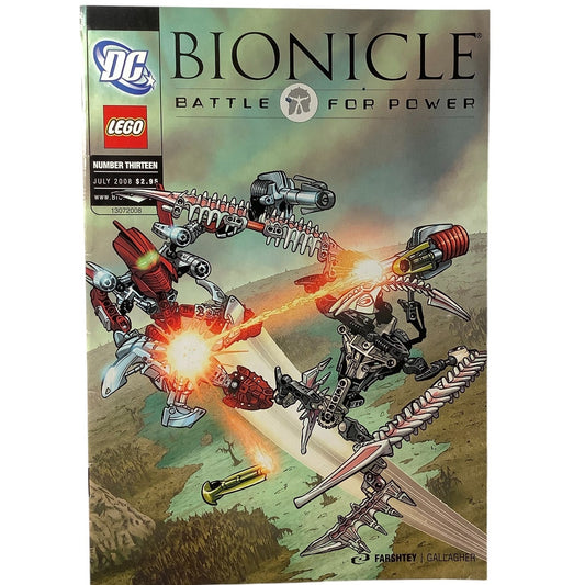 Bionicle Battle for Power #13, Lego, July 2008 DC Comics, NM 9.4
