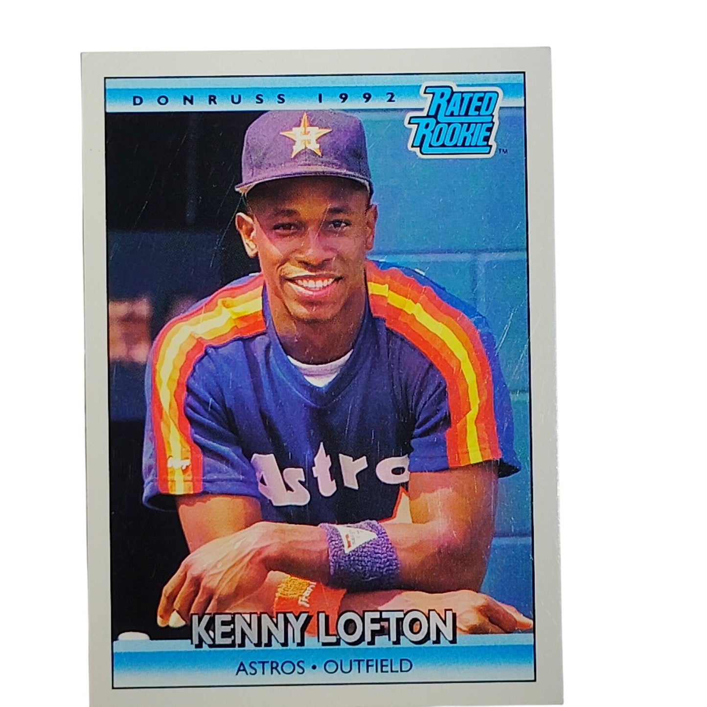 1992 Donruss #5 Kenny Lofton Rated Rookie Card Houston Astros Outfielder - VG/EX