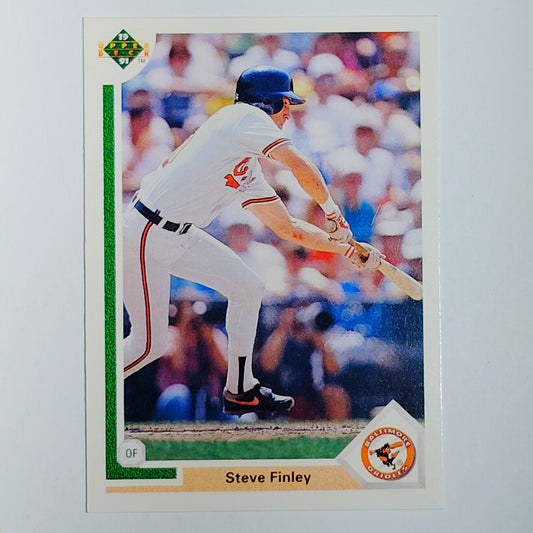 1991 Upper Deck Steve Finley #330 Baltimore Orioles Outfield -Early Career VG/EX