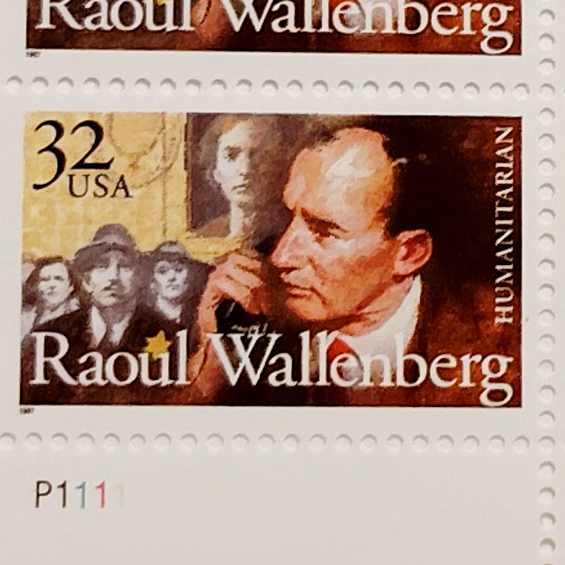 Block of 4 – 1997 USA 32¢ Raoul Wallenberg MNH Scott 3135 Plate Block