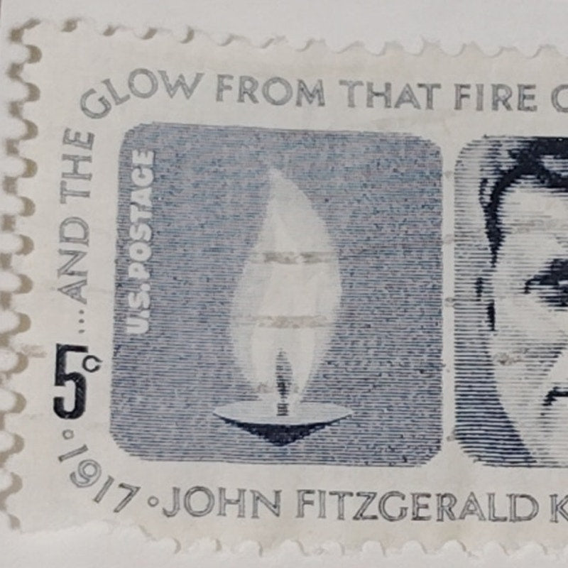1964 Scott #1246 – 5¢ John F. Kennedy Memorial  “Glow from That Fire”  Canceled