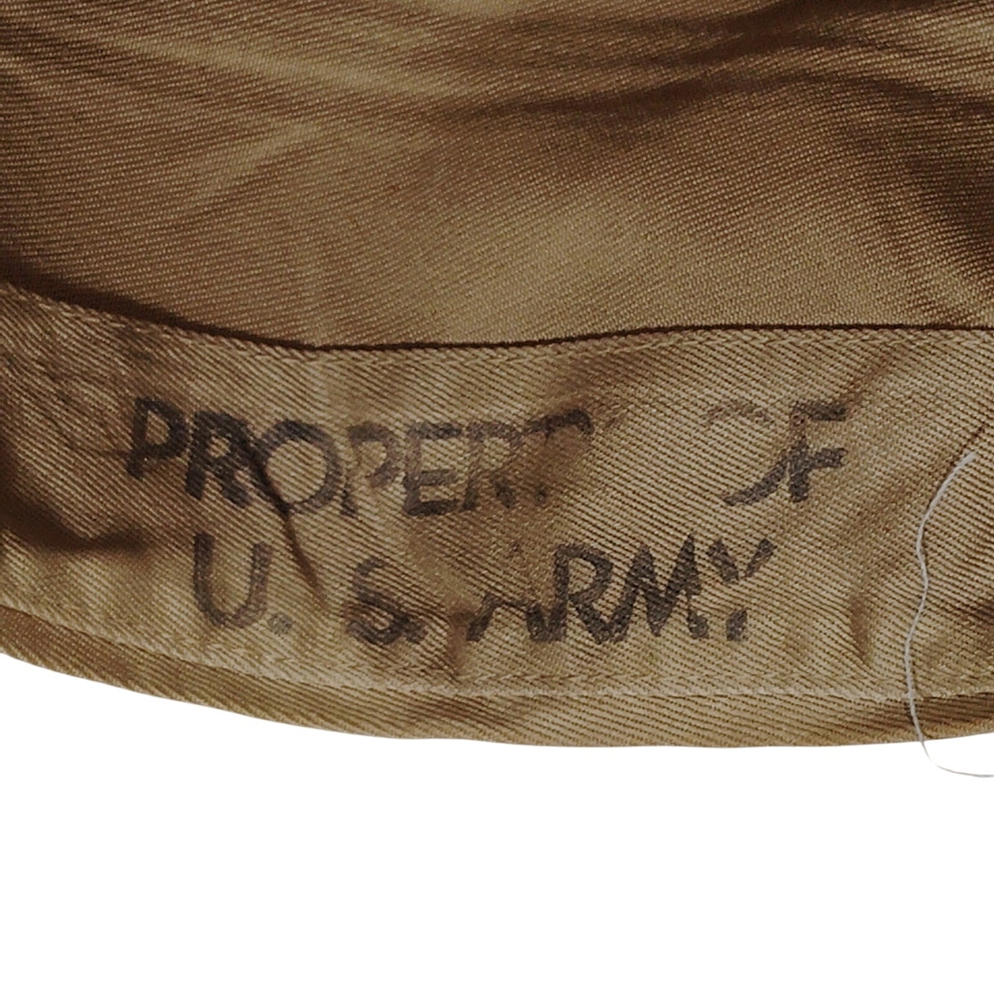 1940s Khaki Garrison Cap – Size 6-3/8, City Uniform Co., Stock No. 73-C-13005