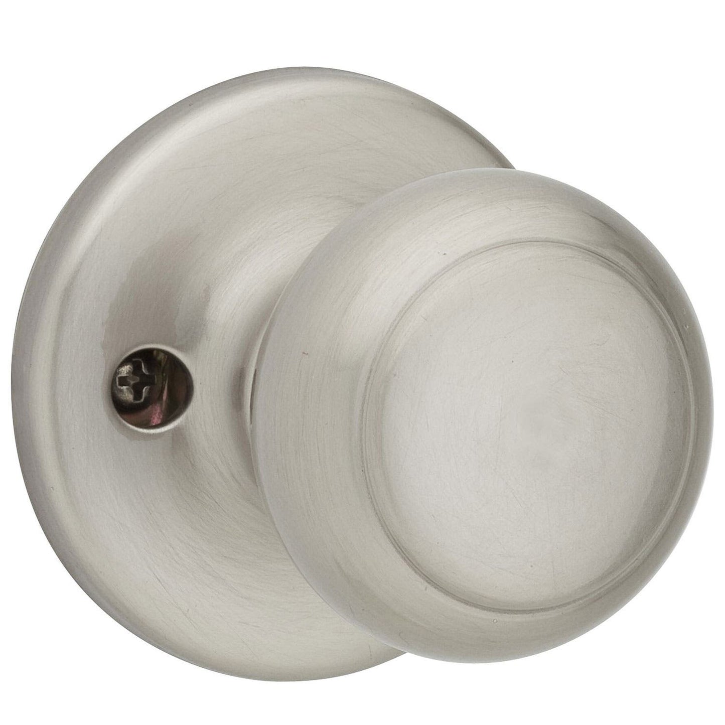 Kwikset 488CV 15 CP Cove Knob- Pull Only, Dummy Knob - Satin Nickel