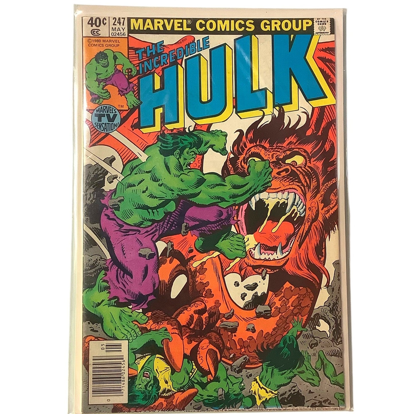The Incredible Hulk #247, Jarella's World!, May 1980, Marvel Comics, NM 9.4