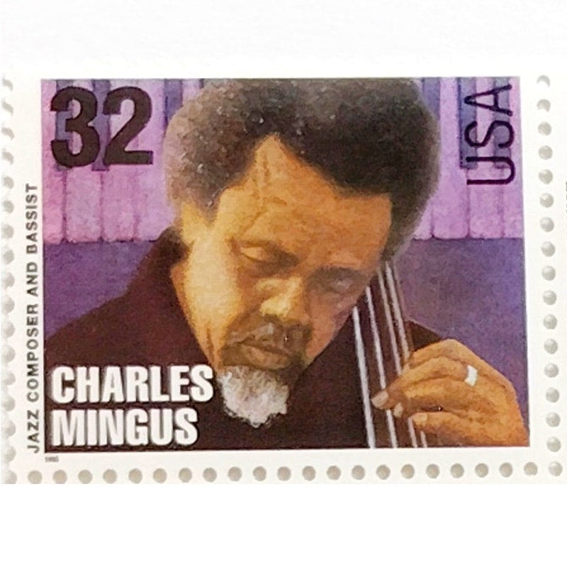 Block of 4 – 1995 USA 32¢ Jazz Musicians MNH Scott 2989–2992 Plate Block