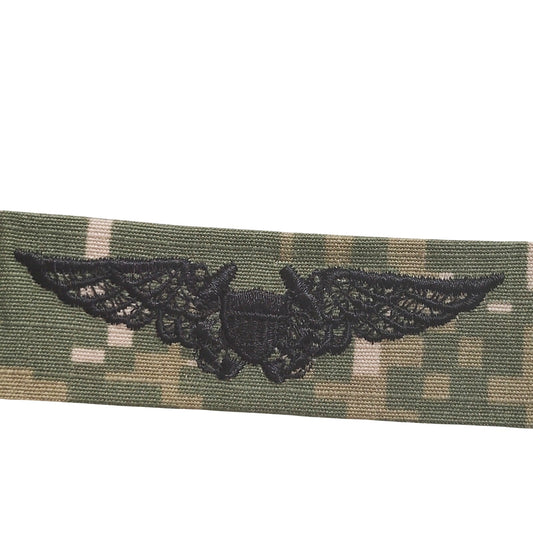 U.S. Navy Embroidered Warfare Badge Tape – NWU Type III 7.5" × 1" TE Sew-On Tape