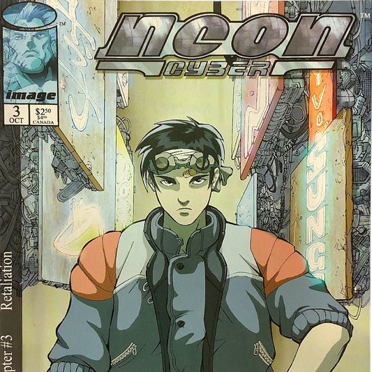 Neon Cyber #3, Oct 1999, NM 9.4, Image Comics
