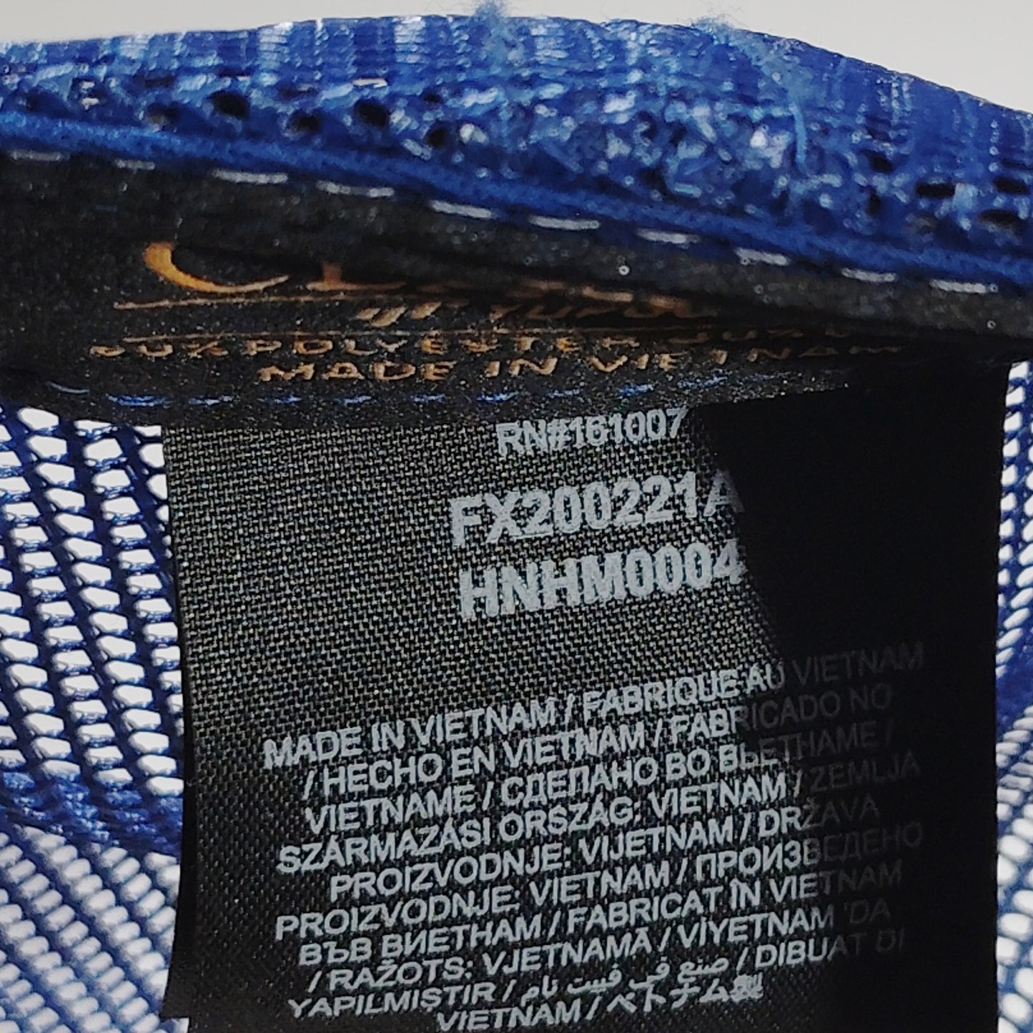 Hurley Men's Icon Solid Flat Trucker Hat Cap - Royal Blue/White- LTP