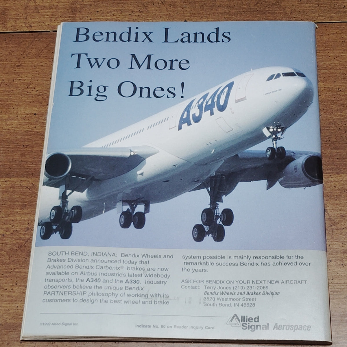 Air Transport World Magazine - January 1992 - "Searching for Magic" Aviation