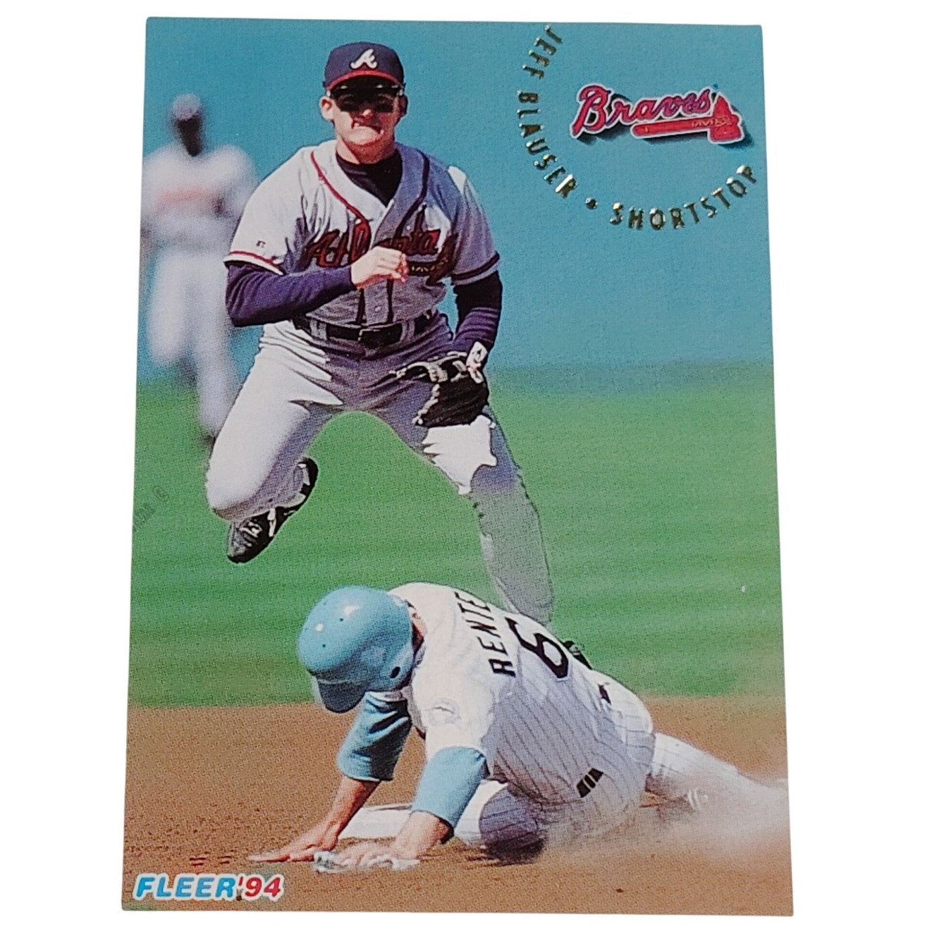 Jeff Blauser, Atlanta Braves, #354, 1994 Fleer Baseball Collector's Card