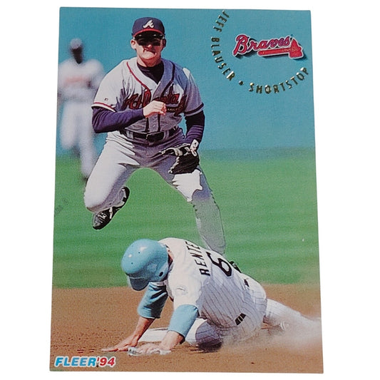Jeff Blauser, Atlanta Braves, #354, 1994 Fleer Baseball Collector's Card