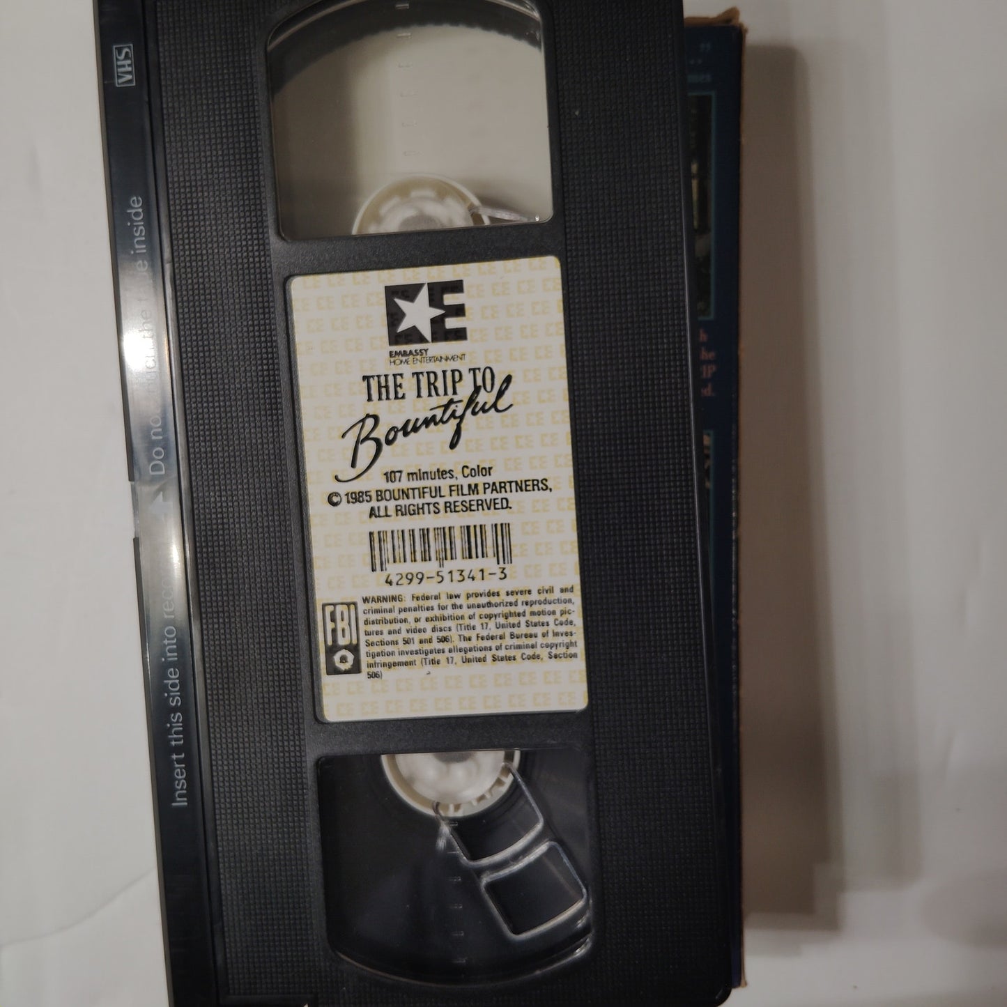 The Trip to Bountiful VHS 1985 Geraldine Page Drama Classic CBS/Fox