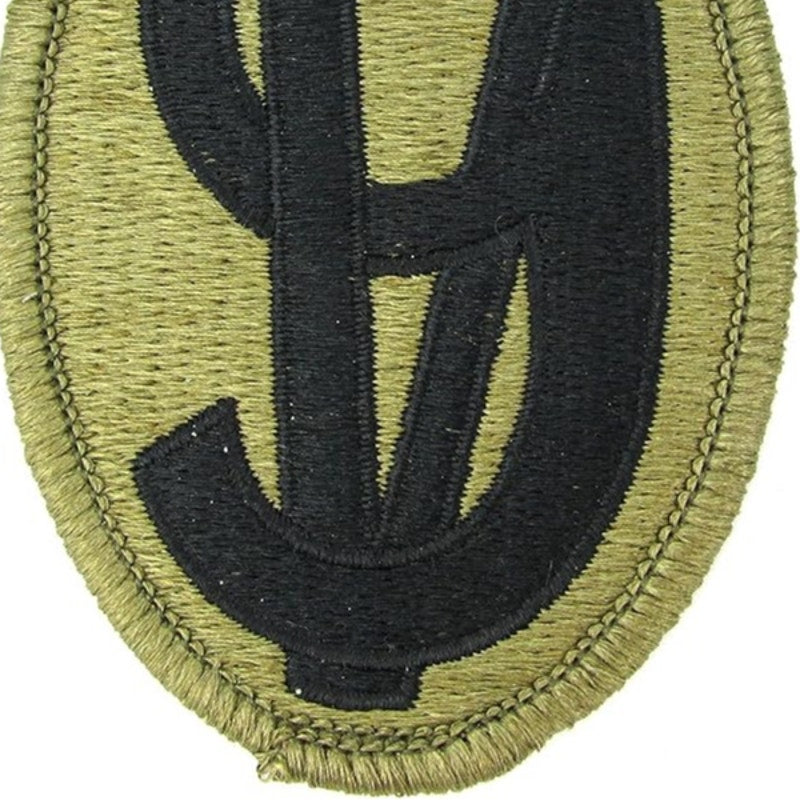 US Army 95th Infantry Division Patch Subdued OD 3‑1/8" × 2‑1/8" Sew‑On