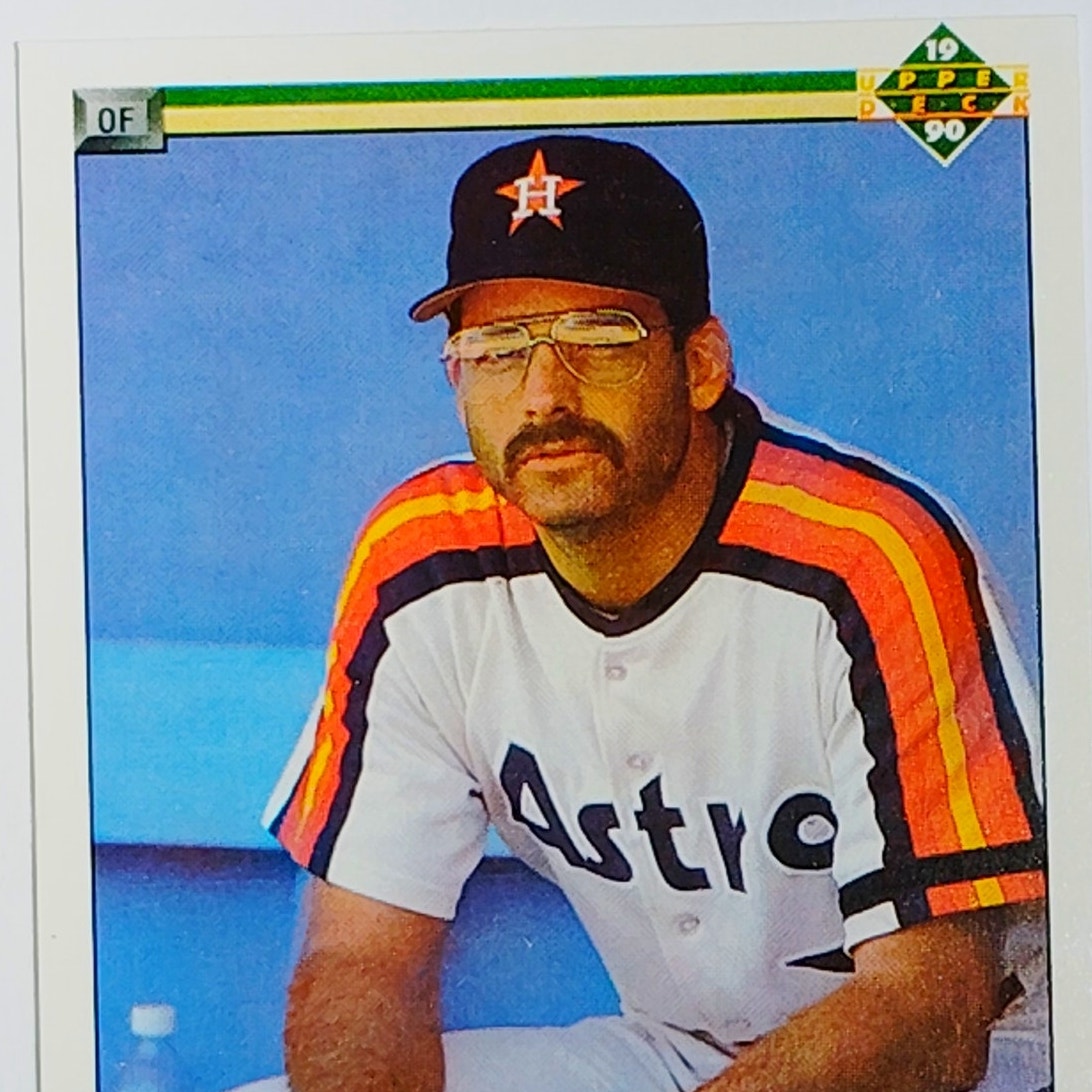 1990 Upper Deck Glenn Wilson #410 Houston Astros OF - Dugout Portrait - VG/EX