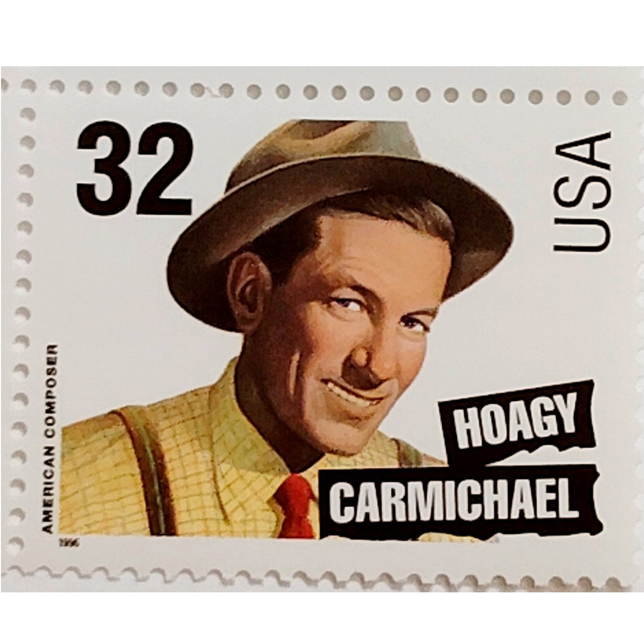 Block of 4 – 1996 USA 32¢ Songwriters MNH Scott 3101–3104