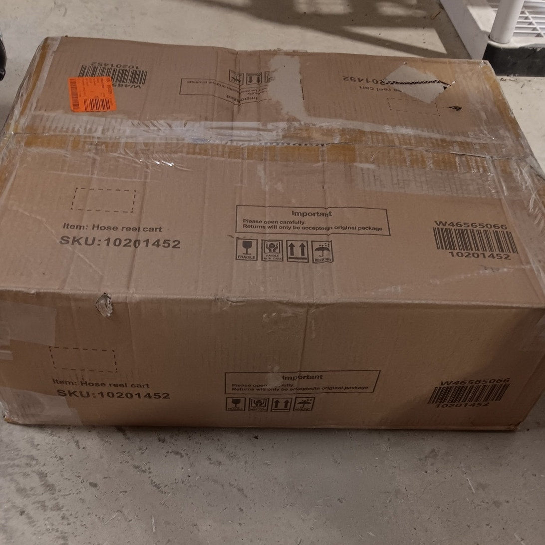 Outdoors Metal Hose Reel Cart w/ Wheels Heavy Duty Hose Caddie 250ft Capacity