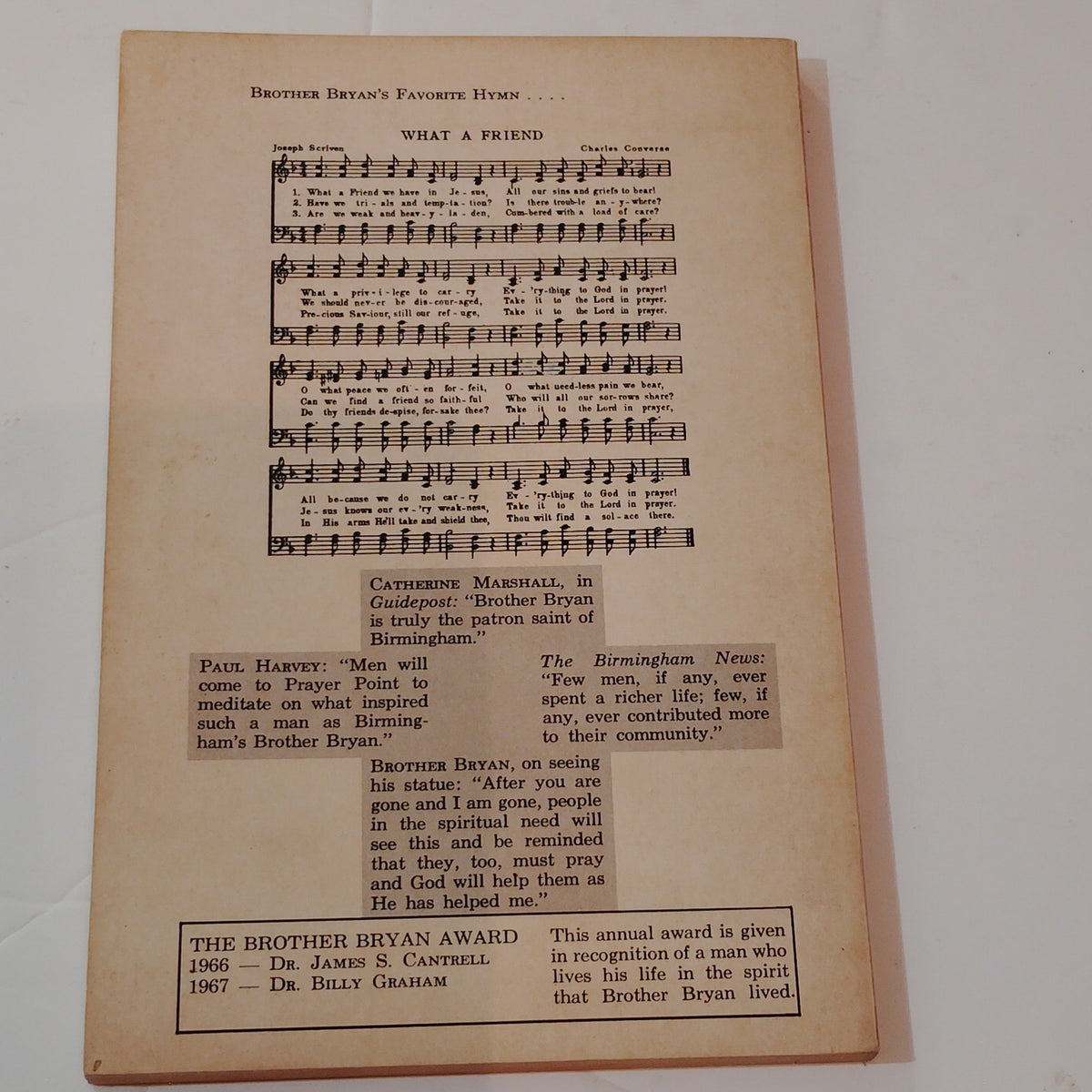 Religion In Shoes Hunter B. Blakely 1967 Softcover Prayer Point Edition Book