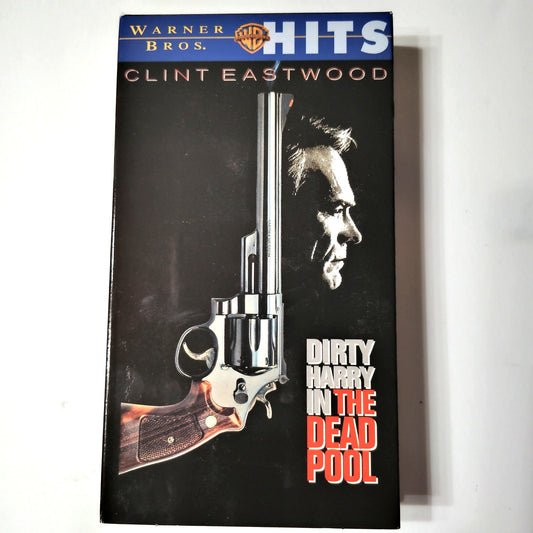The Dead Pool VHS 1988 Clint Eastwood Dirty Harry Warner Home Video Action Thriller