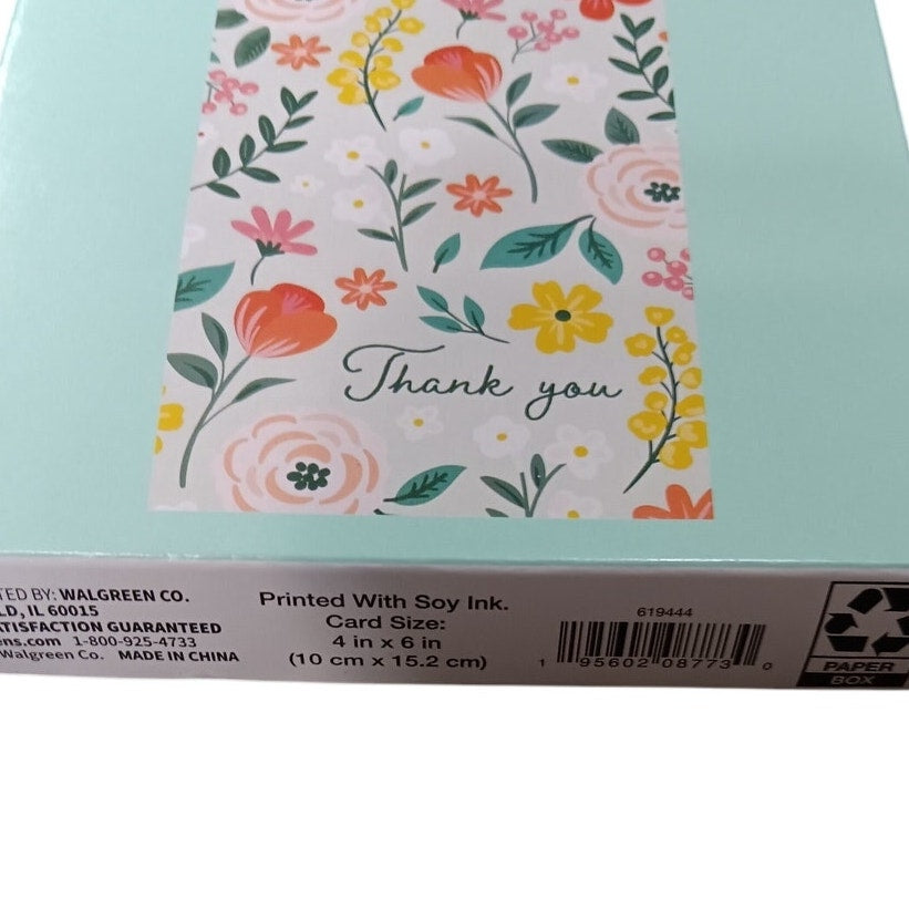 ME Thank You Cards - 10-Pack - 5 Styles x 2 Each - 4"x6" - Soy Ink - PN 619444