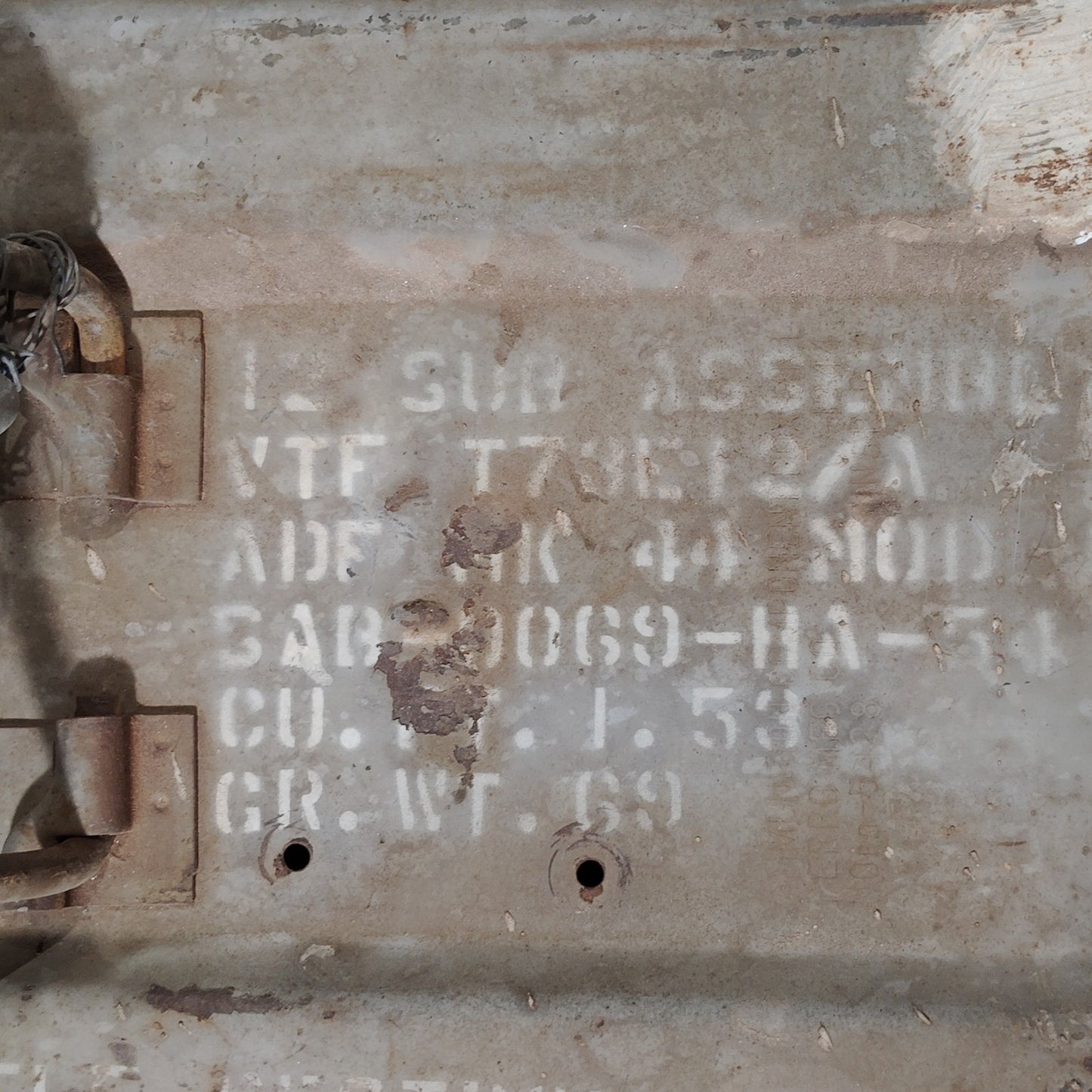 Military Surplus Metal Fuze Box – ADF Mk 44 Mod Sub Assembly, 1954 Dated, EUC