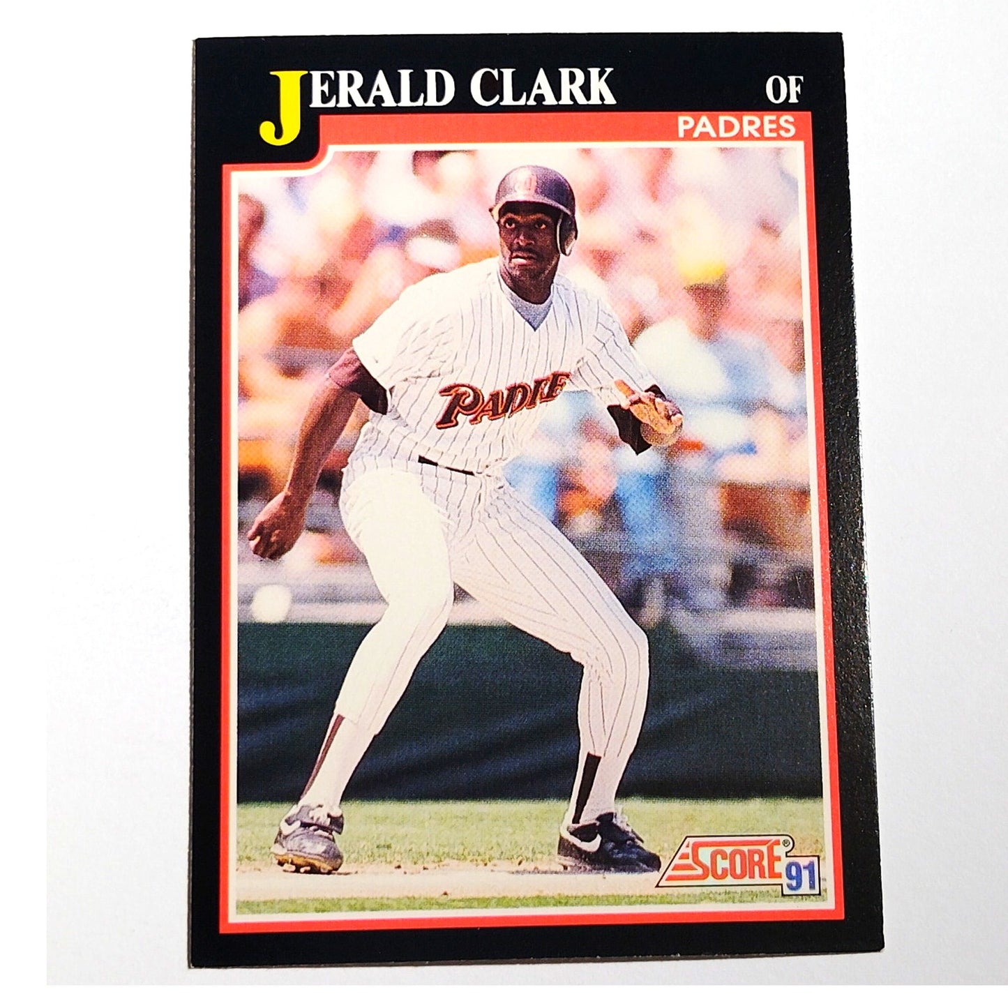 1991 Score Jerald Clark #242 San Diego Padres Outfielder MLB Baseball Card NM